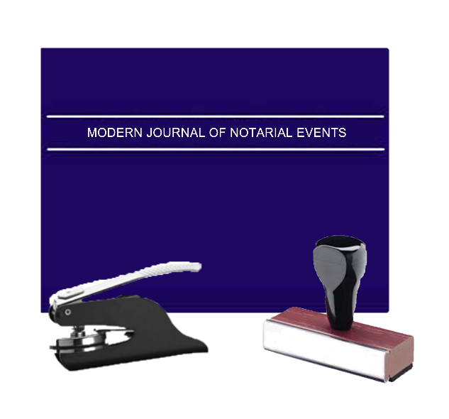 Missouri Notary Pocket Seal Rubber Hand Stamp Journal Value